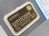 2x goudbaar, 20 gram, umicore - afbeelding 7 van  7