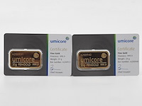 2x goudbaar, 20 gram, umicore - afbeelding 1 van  5