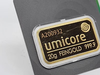 2x goudbaar, 20 gram, umicore - afbeelding 5 van  5