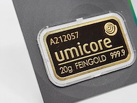 2x goudbaar, 20 gram, umicore - afbeelding 3 van  5