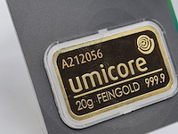 2x goudbaar, 20 gram, umicore - afbeelding 5 van  5