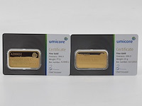 2x goudbaar, 20 gram, umicore - afbeelding 1 van  5