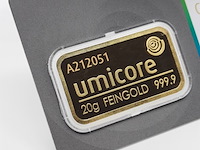 2x goudbaar, 20 gram, umicore - afbeelding 3 van  5