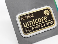 2x goudbaar, 20 gram, umicore - afbeelding 5 van  5