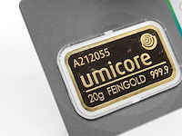 2x goudbaar, 20 gram, umicore - afbeelding 5 van  5