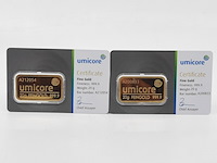 2x goudbaar, 20 gram, umicore - afbeelding 1 van  5