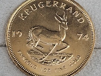 2x gouden munt, south africa, krugerrand, 1974 - afbeelding 3 van  5