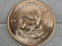 2x gouden munt, south africa, krugerrand, 1981 - afbeelding 5 van  5