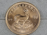 2x gouden munt, south africa, krugerrand, 1982 - afbeelding 2 van  5