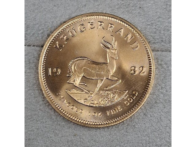 2x gouden munt, south africa, krugerrand, 1982 - afbeelding 4 van  5