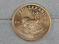 2x gouden munt, south africa, krugerrand, 1982 - afbeelding 2 van  5