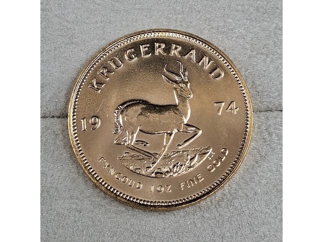 2x gouden munt, south africa, krugerrand - afbeelding 4 van  5