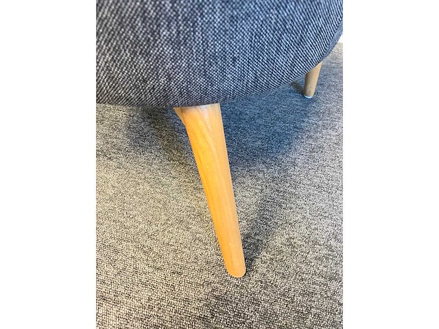 2x grijs gestoffeerde fauteuil - afbeelding 5 van  8