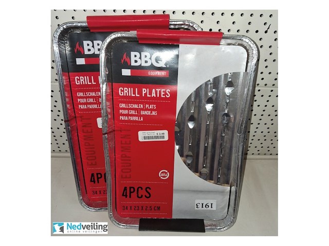 2x grilplaten (4 per verpakking) - afbeelding 3 van  3