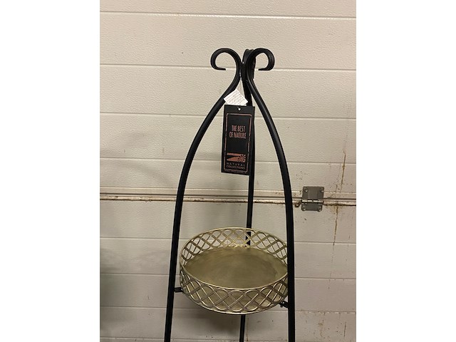 2x grote metalen etagère 107cm hoog - afbeelding 4 van  6