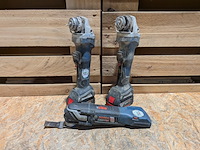 2x haakse slijper en 1x multitool, bosch, gws 18v-10 pc / gop 18v-28, incl. 2x accu - afbeelding 1 van  13