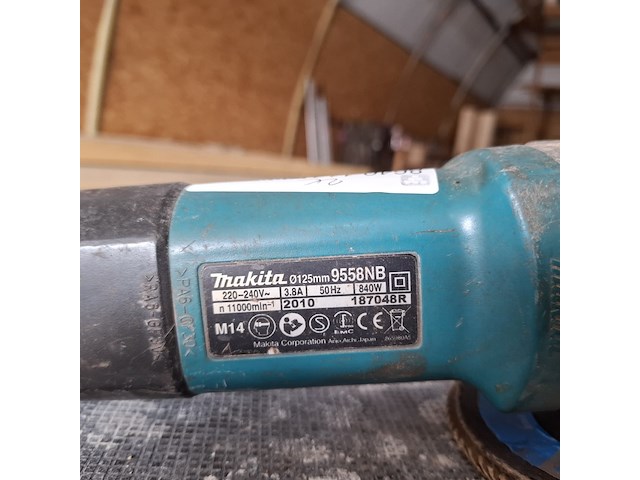 2x haakse slijper makita, diverse modellen - afbeelding 8 van  9