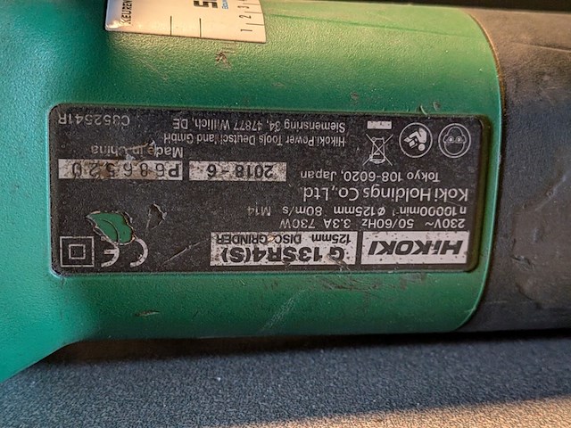 2x haakse slijper metabo | hikoki - afbeelding 8 van  8