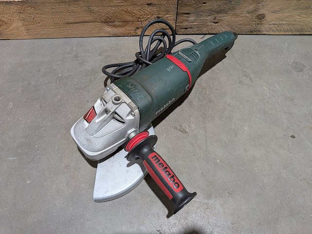 2x haakse slijper, metabo & hitachi, incl. diverse slijpschijven - afbeelding 6 van  13