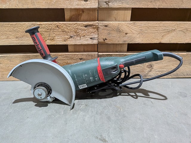 2x haakse slijper, metabo & hitachi, incl. diverse slijpschijven - afbeelding 7 van  13