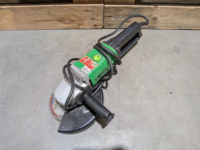 2x haakse slijper, metabo & hitachi, incl. diverse slijpschijven - afbeelding 10 van  13
