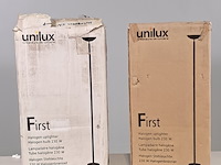 2x halogeen vloerlamp, unilux, first