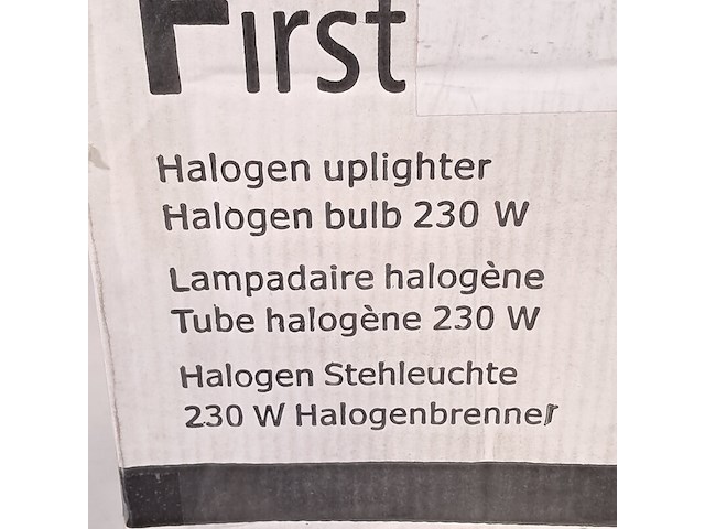 2x halogeen vloerlamp, unilux, first - afbeelding 2 van  7