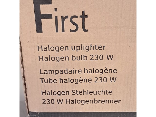 2x halogeen vloerlamp, unilux, first - afbeelding 3 van  7