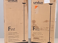 2x halogeen vloerlamp, unilux, first