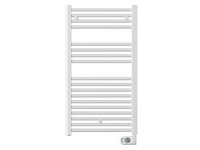 2x handdoek radiator, wit, elektrisch - afbeelding 1 van  5