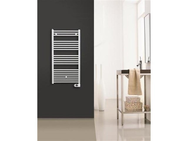 2x handdoek radiator, wit, elektrisch - afbeelding 2 van  5