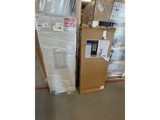 2x handdoek radiator, wit, elektrisch - afbeelding 3 van  5