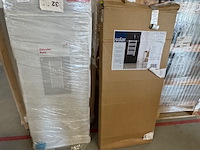 2x handdoek radiator, wit, elektrisch - afbeelding 3 van  5