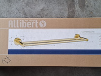 2x handdoekhouder, allibert, kaleo, messing - afbeelding 1 van  3