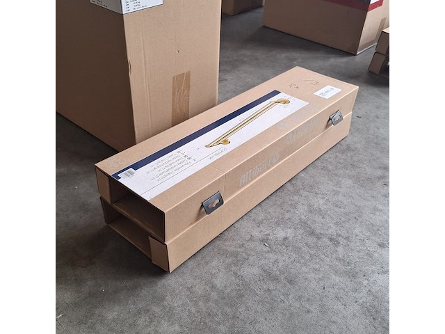 2x handdoekhouder, allibert, kaleo, messing - afbeelding 3 van  3