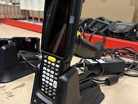 2x handheld computer met 2x lader zebra, mc330m - afbeelding 8 van  9