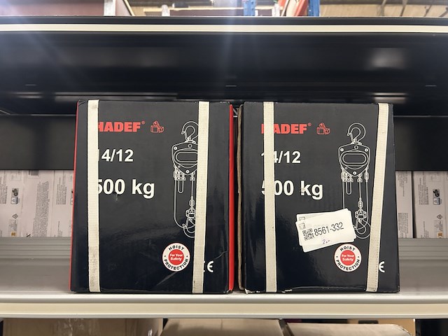 2x handtakel 15/12 500 kg hadef - afbeelding 1 van  2