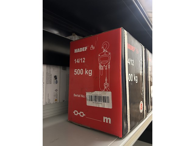 2x handtakel 15/12 500 kg hadef - afbeelding 2 van  2