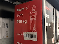 2x handtakel 15/12 500 kg hadef - afbeelding 2 van  2