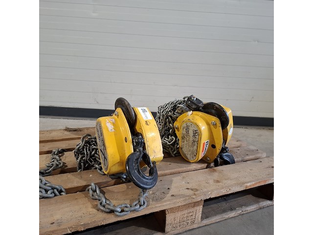 2x handtakel 3t/ 6m, yale, vsiii 3,0/1, 2017 - afbeelding 1 van  8