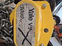 2x handtakel 3t/ 6m, yale, vsiii 3,0/1, 2017 - afbeelding 3 van  8