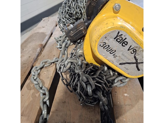 2x handtakel 3t/ 6m, yale, vsiii 3,0/1, 2017 - afbeelding 4 van  8