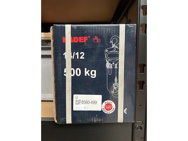 2x handtakel hadef, 14/12 500 kg - afbeelding 1 van  3