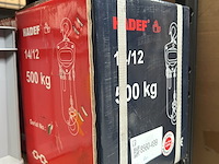 2x handtakel hadef, 14/12 500 kg - afbeelding 3 van  3