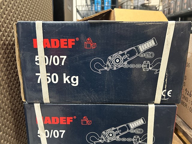 2x handtakel hadef, 50/07 750 kg - afbeelding 3 van  4