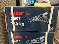 2x handtakel hadef, 50/07 750 kg - afbeelding 3 van  4