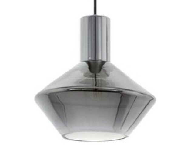2x hangende plafondverlichting nikkel eglo, zwart - afbeelding 1 van  2
