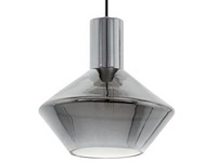 2x hangende plafondverlichting nikkel eglo, zwart - afbeelding 1 van  2
