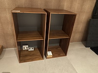 2x hangkast, hout - afbeelding 1 van  3
