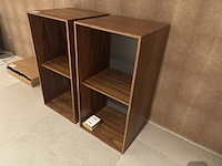 2x hangkast, hout - afbeelding 3 van  3